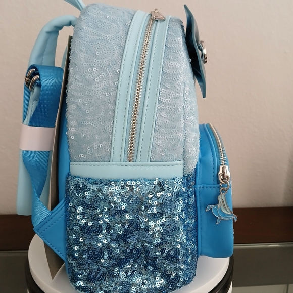 Disney Loungefly Cinderella Sequin Backpack - Picture 2 of 6